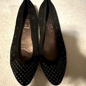 Black Italian flats AGL